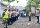 Babinsa Melaksanakan Apel bersama dan Pengamanan Euforia Kemenangan Persib Bandung